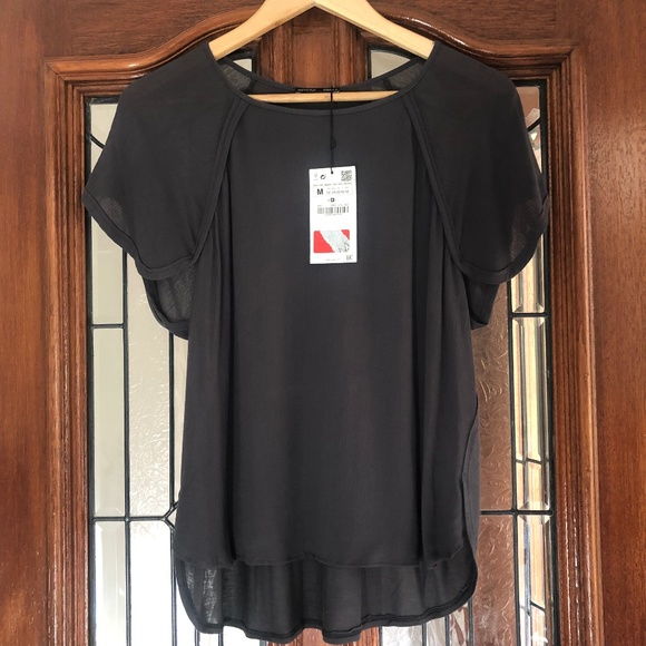 Zara Shirt - Size USA M (MEX 28) Khaki Colour - Picture 3 of 10